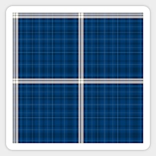 Tardis Tartan Sticker